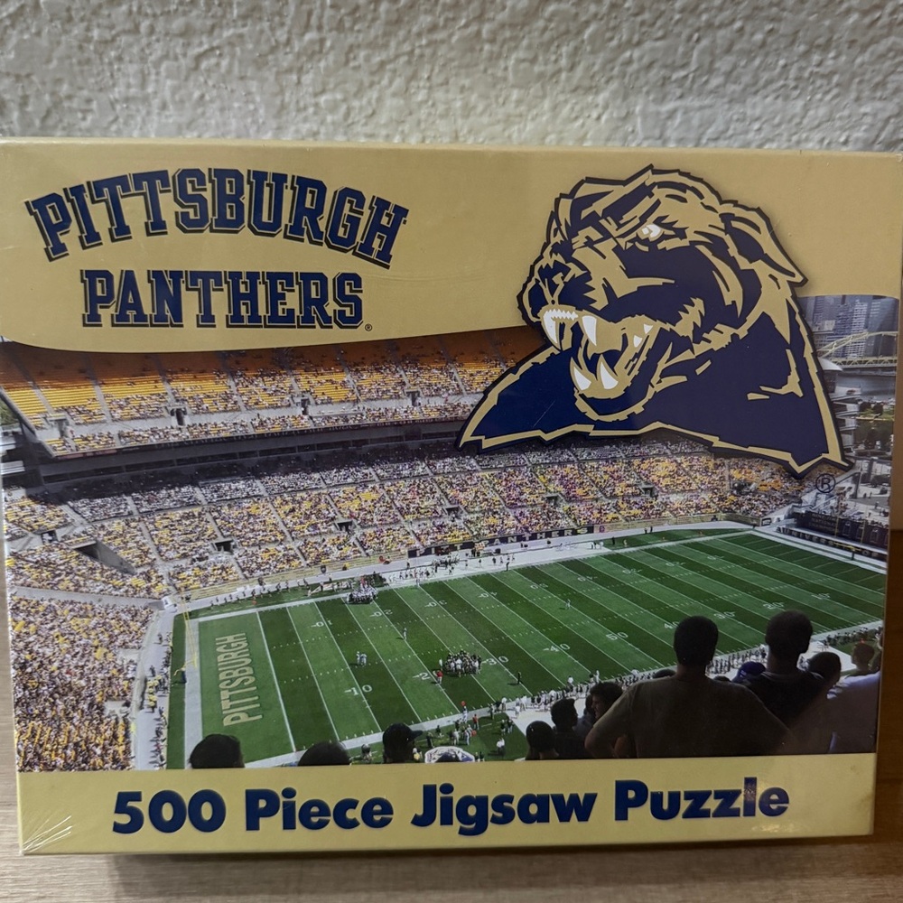 NEW Sealed PITTSBURGH PANTHERS 500 Piece Jigsaw Puzzle University‎ of Pittsburgh - Picture 6 of 6
